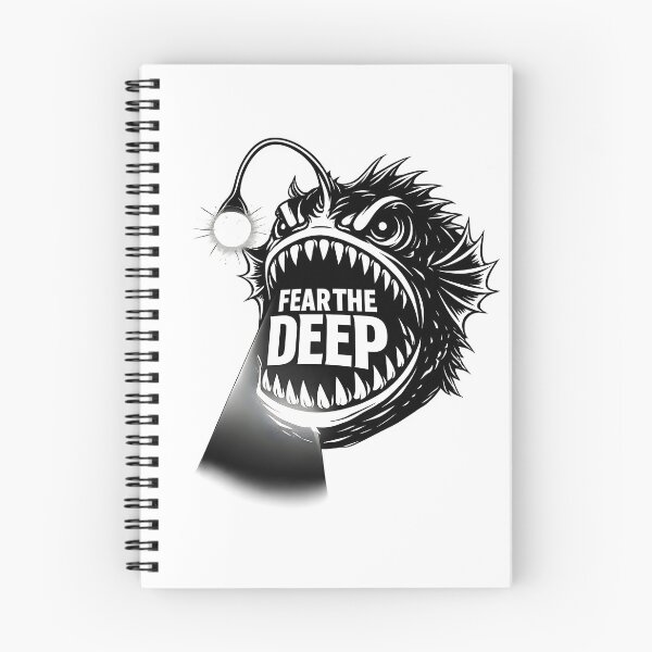 Item preview, Fear The Deep – Anglerfish Spotlight Logo designed and sold by TGMDesignsAUS.