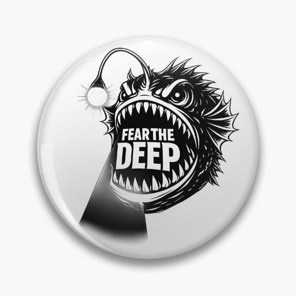 Item preview, Fear The Deep – Anglerfish Spotlight Logo designed and sold by TGMDesignsAUS.