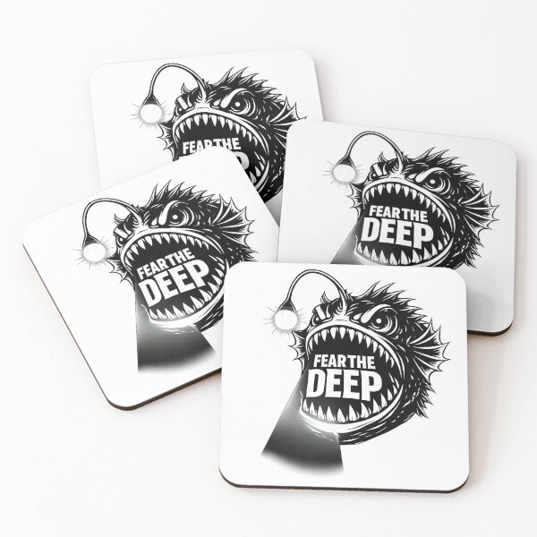 Item preview, Fear The Deep – Anglerfish Spotlight Logo designed and sold by TGMDesignsAUS.