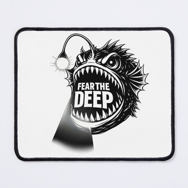 Item preview, Fear The Deep – Anglerfish Spotlight Logo designed and sold by TGMDesignsAUS.