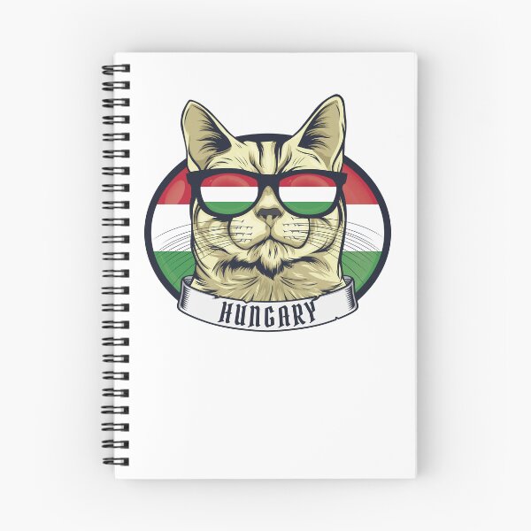 Item preview, Cool Magyar Cat – Funny Hungary Flag Sunglasses Cat Design designed and sold by EmeraldeaDesign.