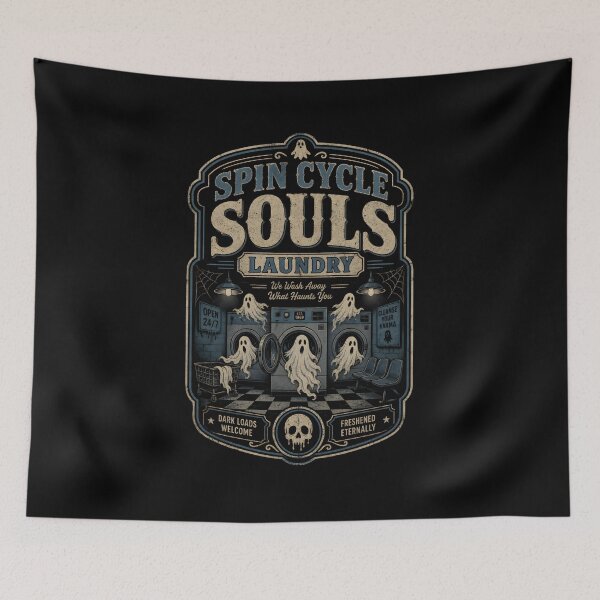 Item preview, Spin Cycle Souls Laundry designed and sold by CreativePrints3.
