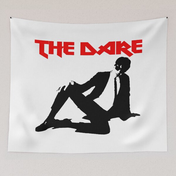 Item preview, Red Typography Black Silhouette Dance Punk designed and sold by billiasbros.