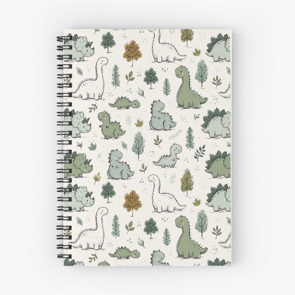 Item preview, Happy Dinosaurs Aesthetic Pattern Print Design for fabrics designed and sold by Just4Sinners.
