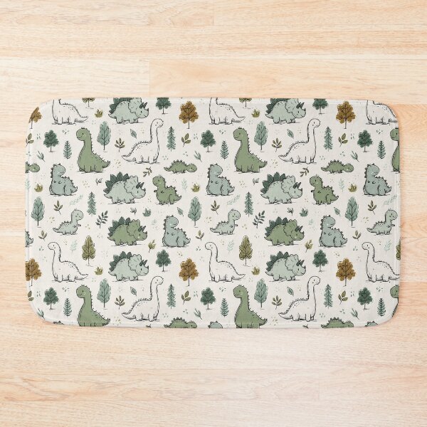 Item preview, Happy Dinosaurs Aesthetic Pattern Print Design for fabrics designed and sold by Just4Sinners.