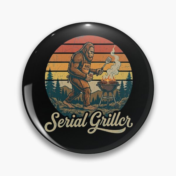 Item preview, Serial Griller - Bigfoot BBQ Grilling designed and sold by dudelinart.