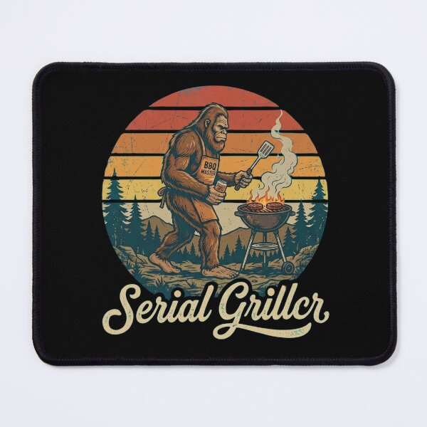Item preview, Serial Griller - Bigfoot BBQ Grilling designed and sold by dudelinart.