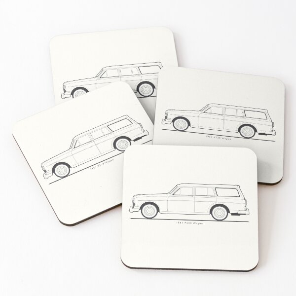 Item preview, The Art of Wheels: Volvo P220 Amazon Wagon - Line Art designed and sold by anuaramir.