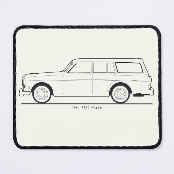 Item preview, The Art of Wheels: Volvo P220 Amazon Wagon - Line Art designed and sold by anuaramir.