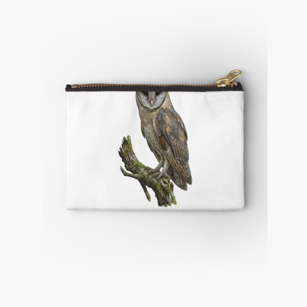 Item preview, Ashy-faced Owl on Mossy Branch designed and sold by Takeda-art.