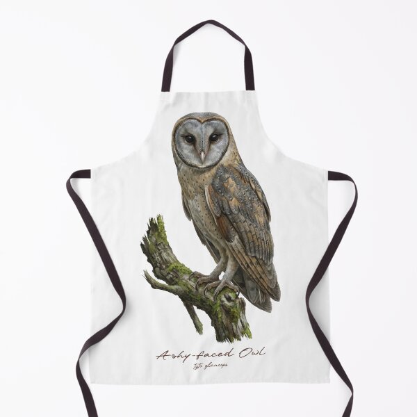 Item preview, Ashy-faced Owl on Mossy Branch designed and sold by Takeda-art.
