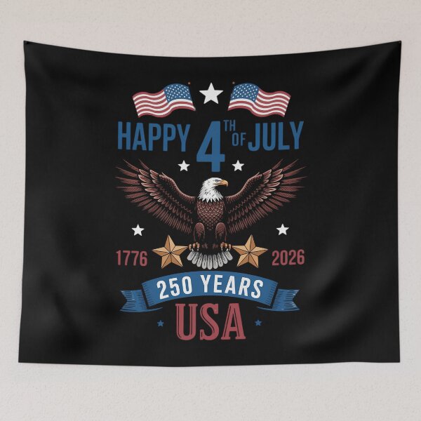 Item preview, 250 Years of Freedom 1776 2026 American Flag 4 July designed and sold by TyraYoung.