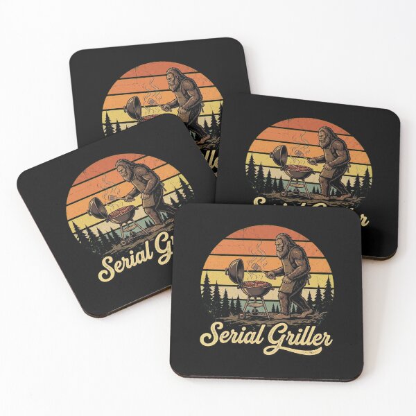 Item preview, Serial Griller - Bigfoot Sasquatch BBQ Grilling  designed and sold by dudelinart.