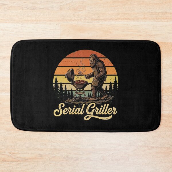 Item preview, Serial Griller - Bigfoot Sasquatch BBQ Grilling  designed and sold by dudelinart.