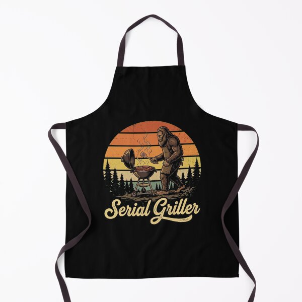 Item preview, Serial Griller - Bigfoot Sasquatch BBQ Grilling designed and sold by dudelinart.