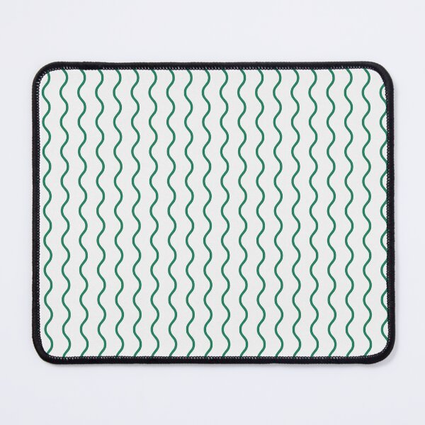 Item preview, White And Green Waves Pattern designed and sold by pattern-archive.