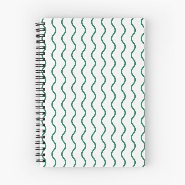 Item preview, White And Green Waves Pattern designed and sold by pattern-archive.