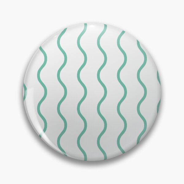 Item preview, White And Pastel Green Waves Pattern designed and sold by pattern-archive.