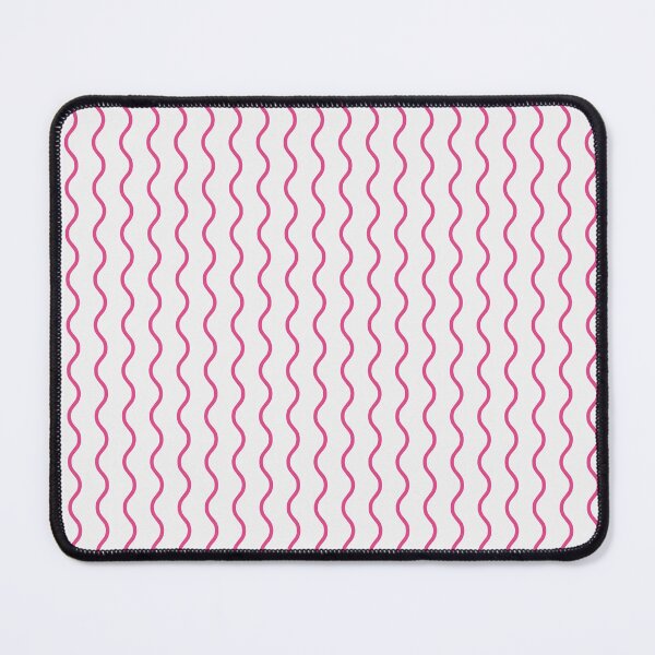 Item preview, White And Hot Pink Waves Pattern designed and sold by pattern-archive.