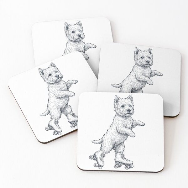 Item preview, Vintage West Highland White Terrier Roller Skate Dog Mom Dad Lover designed and sold by TerryConnells.