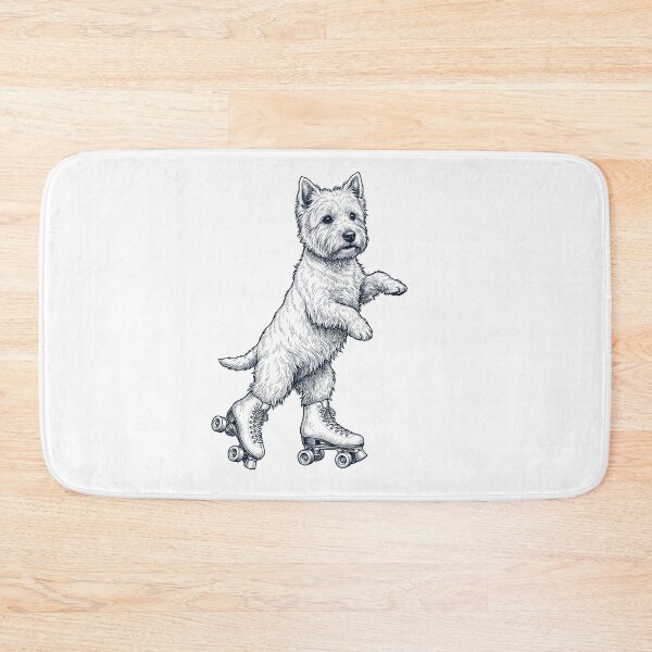 Item preview, Vintage West Highland White Terrier Roller Skate Dog Mom Dad Lover designed and sold by TerryConnells.