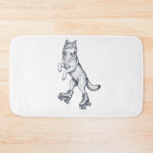 Item preview, Vintage Wolf Roller Skate Animal Lover designed and sold by TerryConnells.
