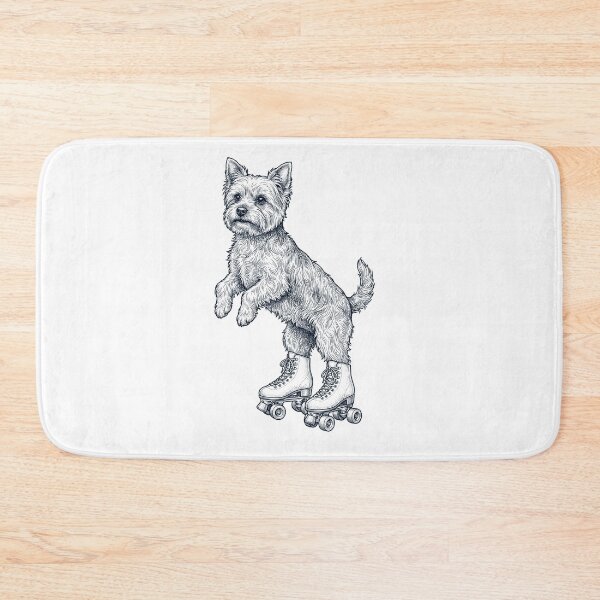 Item preview, Vintage Yorkshire Terrier Roller Skate Dog Mom Dad Lover designed and sold by TerryConnells.