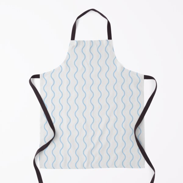 Item preview, White And Ice Blue Waves Pattern designed and sold by pattern-archive.