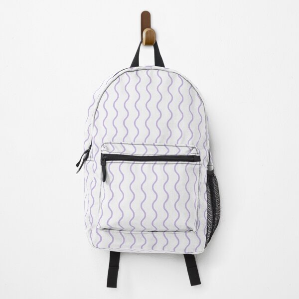 Item preview, White And Lavender Waves Pattern designed and sold by pattern-archive.