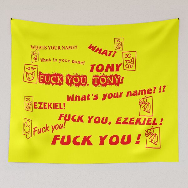 Item preview, WHATS YOUR NAME R designed and sold by studioabstract.