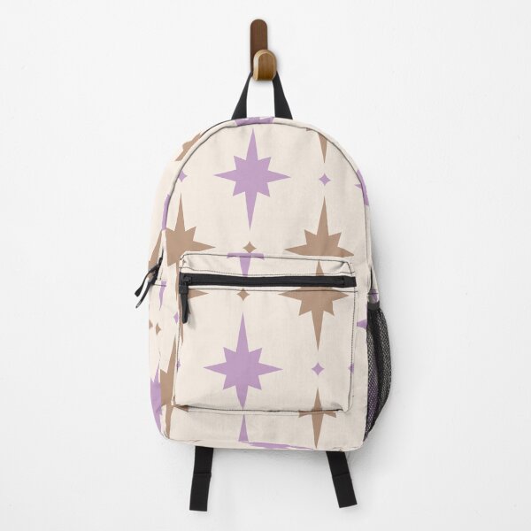 Item preview, Lilac, pale taupe & linen stars designed and sold by Mint + Midnight.