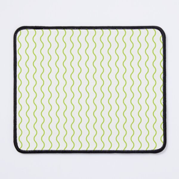 Item preview, White And Lime Waves Pattern designed and sold by pattern-archive.