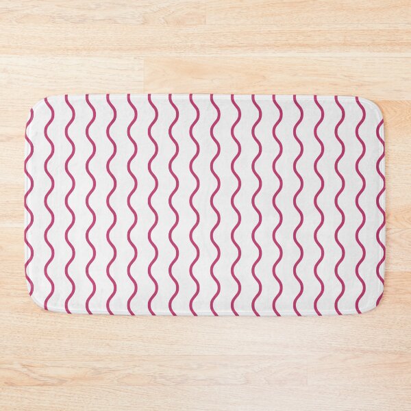 Item preview, White And Magenta Waves Pattern designed and sold by pattern-archive.