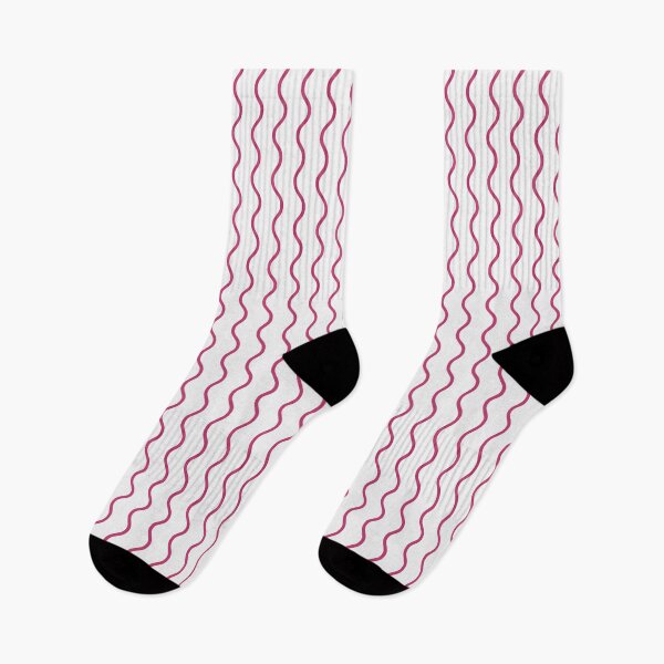 Item preview, White And Magenta Waves Pattern designed and sold by pattern-archive.