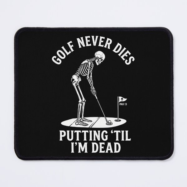Item preview, Golf Never Dies Putting Till Im Dead Skeleton designed and sold by dudelinart.
