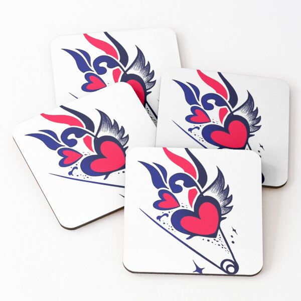 Item preview, Heart Tattoo designed and sold by IMOBILYARI.
