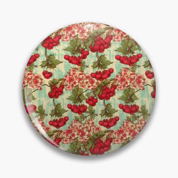 Item preview, Cherries in Aesthetic Pattern Print Design for fabrics designed and sold by Just4Sinners.