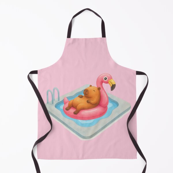 Item preview, Poolside Capybara Floatie designed and sold by Ivy-Triggs.