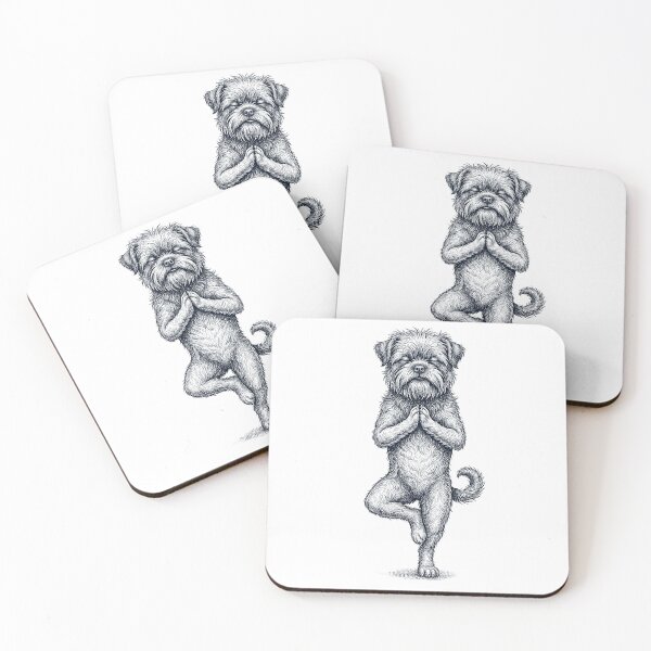 Item preview, Vintage Affenpinscher Yoga Tree Pose Dog Mom Lover designed and sold by TerryConnells.