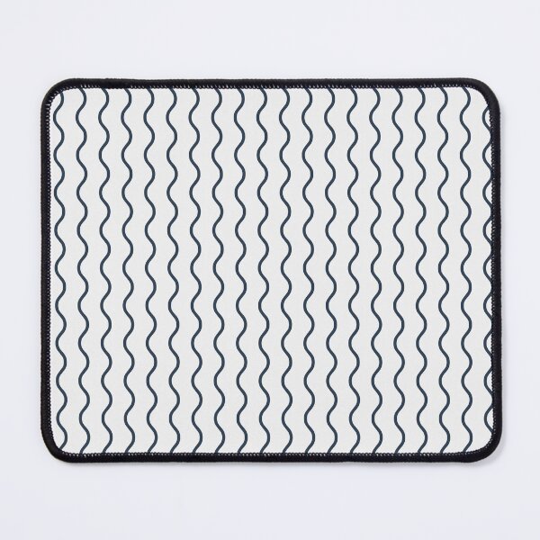 Item preview, White And Navy Waves Pattern designed and sold by pattern-archive.