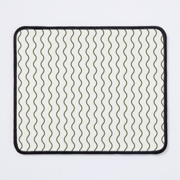Item preview, White And Olive Waves Pattern designed and sold by pattern-archive.