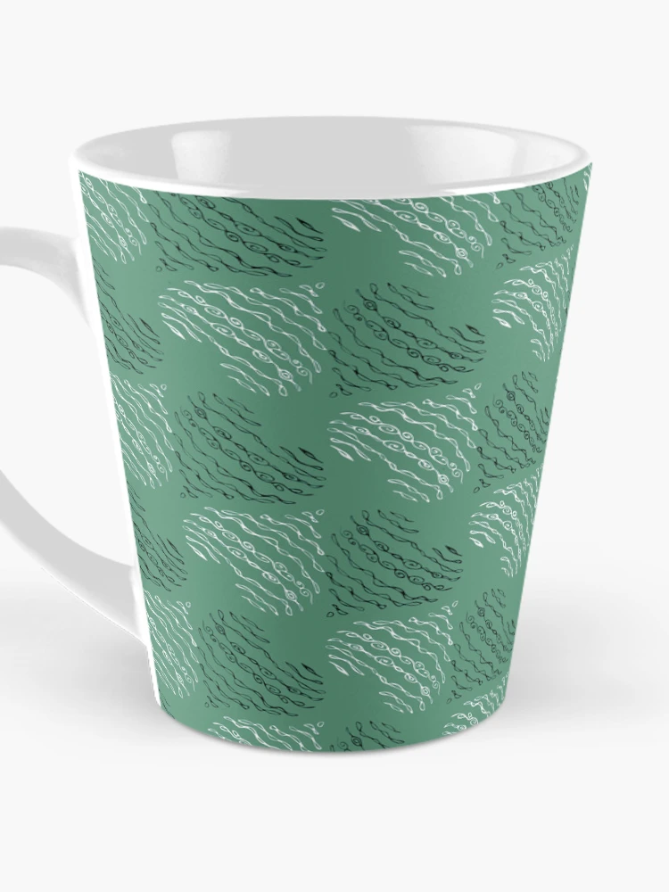Thumbnail 3 of 4, Coffee Mug, Minimal Abstract Wave Pattern designed and sold by Rangmanch.