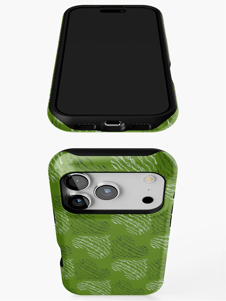 Thumbnail 3 of 4, iPhone Case, Minimal Abstract Wave Pattern designed and sold by Rangmanch.