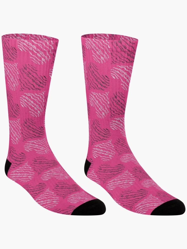 Thumbnail 3 of 5, Socks, Minimal Abstract Wave Pattern designed and sold by Rangmanch.