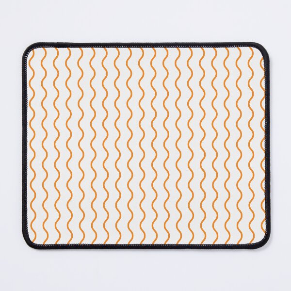 Item preview, White And Orange Waves Pattern designed and sold by pattern-archive.