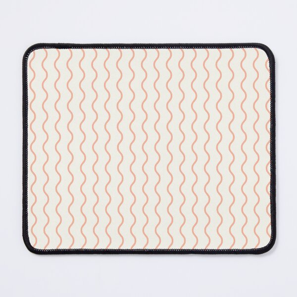 Item preview, White And Peach Waves Pattern designed and sold by pattern-archive.