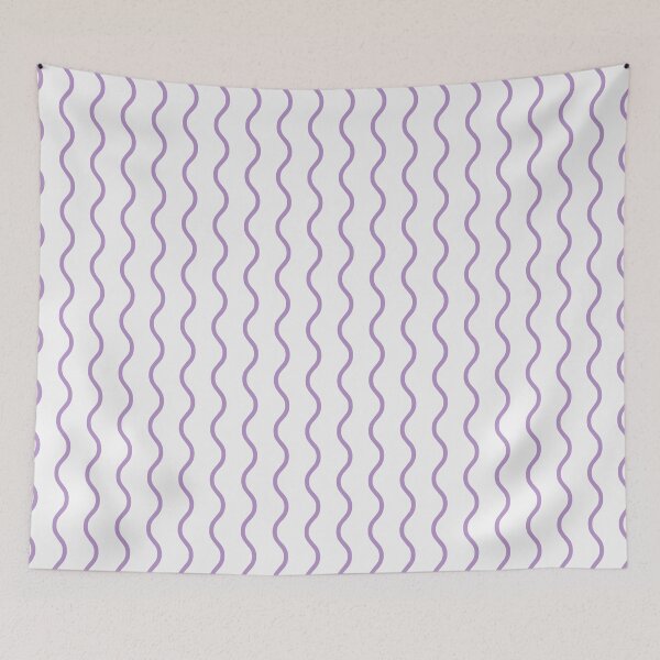 Item preview, Patrón de olas blancas y moradas designed and sold by pattern-archive.