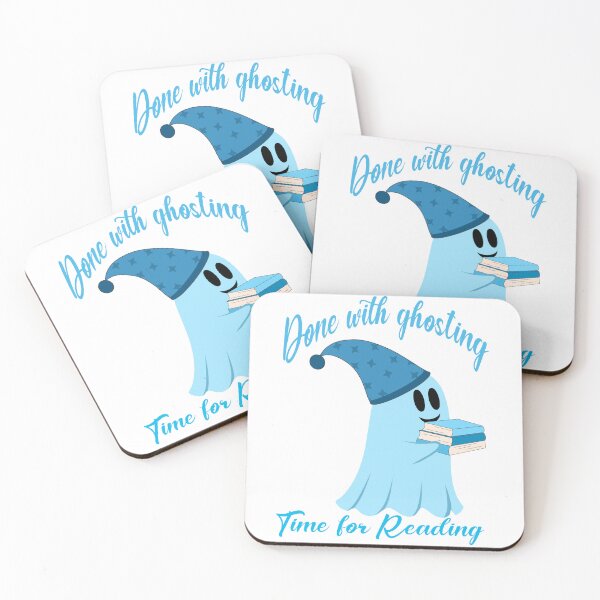 Item preview, Done With Ghosting Time for Reading Cute Ghost Book Lover Design designed and sold by momosartstudio.