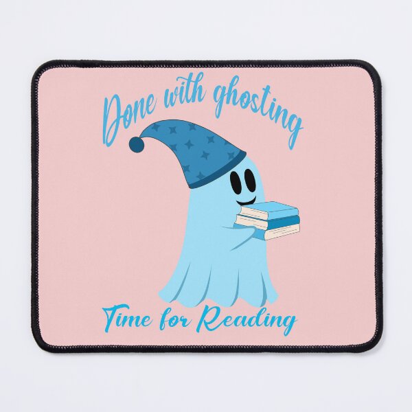 Item preview, Done With Ghosting Time for Reading Cute Ghost Book Lover Design designed and sold by momosartstudio.
