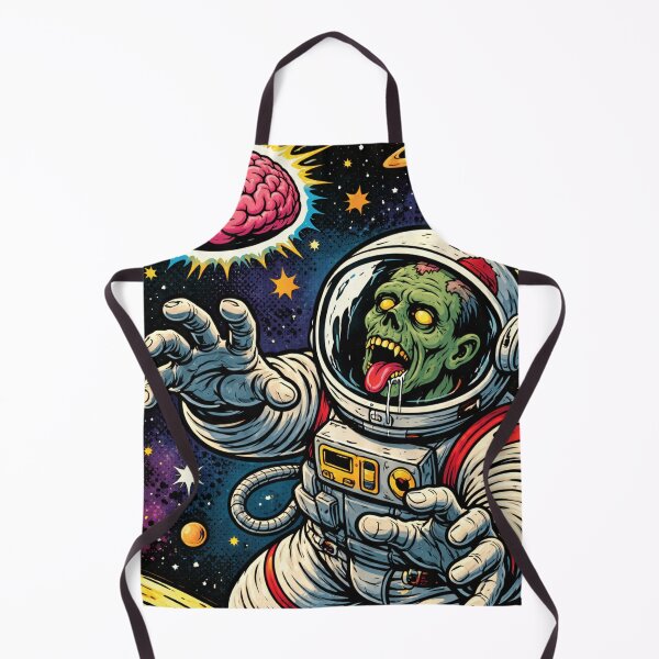 Item preview, Zombie Astronaut Chasing Cosmic Brains designed and sold by ArtificialAce.